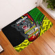 Penrith Panthers Door Mat - A True Champion Will Fight Through Anything With Polynesian Patterns