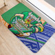 Canberra Raiders Door Mat - A True Champion Will Fight Through Anything With Polynesian Patterns