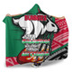 South Sydney Rabbitohs Hooded Blanket - A True Champion Will Fight Through Anything With Polynesian Patterns