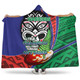 New Zealand Warriors Hooded Blanket - A True Champion Will Fight Through Anything With Polynesian Patterns