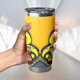 Parramatta Eels Custom Tumbler - A True Champion Will Fight Through Anything With Polynesian Patterns Tumbler