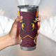 Brisbane Broncos Custom Tumbler - A True Champion Will Fight Through Anything With Polynesian Patterns Tumbler