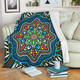 Australia Premium Blanket Aboriginal Big Flowers In Dot Painting Inspired