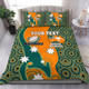 Australia Wallabies Custom Bedding Set - Custom Proud And Honoured Indigenous Aboriginal Inspired Gold Jersey Bedding Set