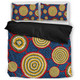 Australia Aboriginal Bedding Set - Beautiful Indigenous Seamless Pattern Based in Universe with Galaxies Form Bedding Set