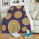 Australia Aboriginal Blanket - Beautiful Indigenous Seamless Pattern Based in Universe with Galaxies Form Blanket