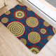 Australia Aboriginal Door Mat - Beautiful Indigenous Seamless Pattern Based in Universe with Galaxies Form Door Mat