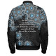 Australia Aboriginal Bomber Jacket - The More You Know The Less You Need Blue Bomber Jacket