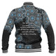 Australia Aboriginal Baseball Jacket - The More You Know The Less You Need Blue Baseball Jacket