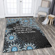 Australia Aboriginal Area Rug - The More You Know The Less You Need Blue Area Rug