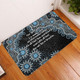 Australia Aboriginal Door Mat - The More You Know The Less You Need Blue Door Mat