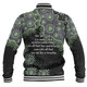 Australia Aboriginal Baseball Jacket - The More You Know The Less You Need Green Baseball Jacket
