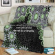 Australia Aboriginal Blanket - The More You Know The Less You Need Green Blanket