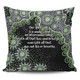 Australia Aboriginal Pillow Covers - The More You Know The Less You Need Green Pillow Covers