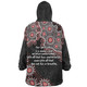 Australia Aboriginal Snug Hoodie - The More You Know The Less You Need Red Patterns Snug Hoodie