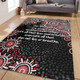 Australia Aboriginal Area Rug - The More You Know The Less You Need Red Patterns Area Rug