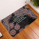 Australia Aboriginal Door Mat - The More You Know The Less You Need Red Patterns Door Mat