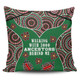 Australia Aboriginal Pillow Covers - Walking with 3000 Ancestors Behind Me Green Patterns Pillow Covers