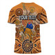 Australia Aboriginal Custom T-shirt - Dragonfly Flies Into Beehive And Snake Circle T-shirt