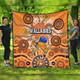 Australia Aboriginal Custom Quilt - Dragonfly Flies Into Beehive And Snake Circle Quilt