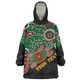 Australia Aboriginal Snug Hoodie - Walking with 3000 Ancestors Behind Me With Goanna Snug Hoodie