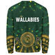 Australia Aboriginal Custom Sweatshirt - Snake Circle And Symbols With Aboriginal Style Sweatshirt