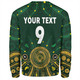 Australia Aboriginal Custom Sweatshirt - Snake Circle And Symbols With Aboriginal Style Sweatshirt