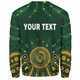 Australia Aboriginal Custom Sweatshirt - Snake Circle And Symbols With Aboriginal Style Sweatshirt