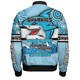 Cronulla-Sutherland Sharks Bomber Jacket - Custom Talent Win Games But Teamwork And Intelligence Win Championships With Aboriginal Style