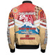 Redcliffe Dolphins Bomber Jacket - Custom Talent Win Games But Teamwork And Intelligence Win Championships With Aboriginal Style