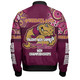 Cane Toads Sport Bomber Jacket - Custom Talent Win Games But Teamwork And Intelligence Win Championships With Aboriginal Style