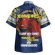 North Queensland Cowboys Hawaiian Shirt - Custom Talent Win Games But Teamwork And Intelligence Win Championships With Aboriginal Style