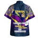 Melbourne Storm Hawaiian Shirt - Custom Talent Win Games But Teamwork And Intelligence Win Championships With Aboriginal Style