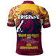 Brisbane Broncos Polo Shirt - Custom Talent Win Games But Teamwork And Intelligence Win Championships With Aboriginal Style