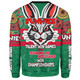 South Sydney Rabbitohs Sweatshirt - Custom Talent Win Games But Teamwork And Intelligence Win Championships With Aboriginal Style