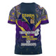 Melbourne Storm T-Shirt - Custom Talent Win Games But Teamwork And Intelligence Win Championships With Aboriginal Style