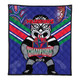 New Zealand Warriors Premium Quilt Talent Win Games But Teamwork And Intelligence Win Championships With Aboriginal Style