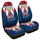 Sydney Roosters Car Seat Covers Talent Win Games But Teamwork And Intelligence Win Championships With Aboriginal Style