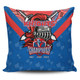 Newcastle Knights Pillow Cover Talent Win Games But Teamwork And Intelligence Win Championships With Aboriginal Style