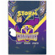 Melbourne Storm Area Rug Talent Win Games But Teamwork And Intelligence Win Championships With Aboriginal Style