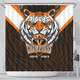 Wests Tigers Shower Curtain Talent Win Games But Teamwork And Intelligence Win Championships With Aboriginal Style