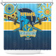 Gold Coast Titans Shower Curtain Talent Win Games But Teamwork And Intelligence Win Championships With Aboriginal Style