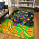 Australia Aboriginal Area Rug - Australia Rainbow Snake And Tree Aboriginal Style Area Rug