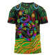 Australia T-Shirt - Australia Rainbow Snake And Tree Aboriginal Style