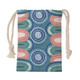 Australia Aboriginal Drawstring Bag - Aboriginal vector art background Blue Bag