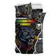 Penrith Panthers Grand Final Custom Bedding Set - Custom Penrith Panthers With Contemporary Style Of Aboriginal Painting Bedding Set