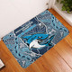 Cronulla-Sutherland Sharks Grand Final Custom Door Mat - Custom Sharks Painting Door Mat