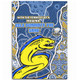 Parramatta Eels Grand Final Custom Area Rug - Custom Parramatta Eels With Contemporary Style Of Aboriginal Painting Area Rug