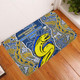 Parramatta Eels Grand Final Custom Door Mat - Custom Parramatta Eels With Contemporary Style Of Aboriginal Painting Door Mat