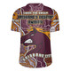 Brisbane Broncos Grand Final Custom Rugby Jersey - Custom Brisbane Broncos With Contemporary Style Of Aboriginal Painting  Rugby Jersey